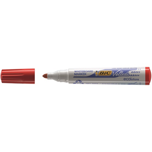 Táblamarker BIC Velleda 1701 kerek piros