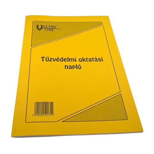 Nyomtatvány tűzvédelmi oktatási napló VECTRA-LINE